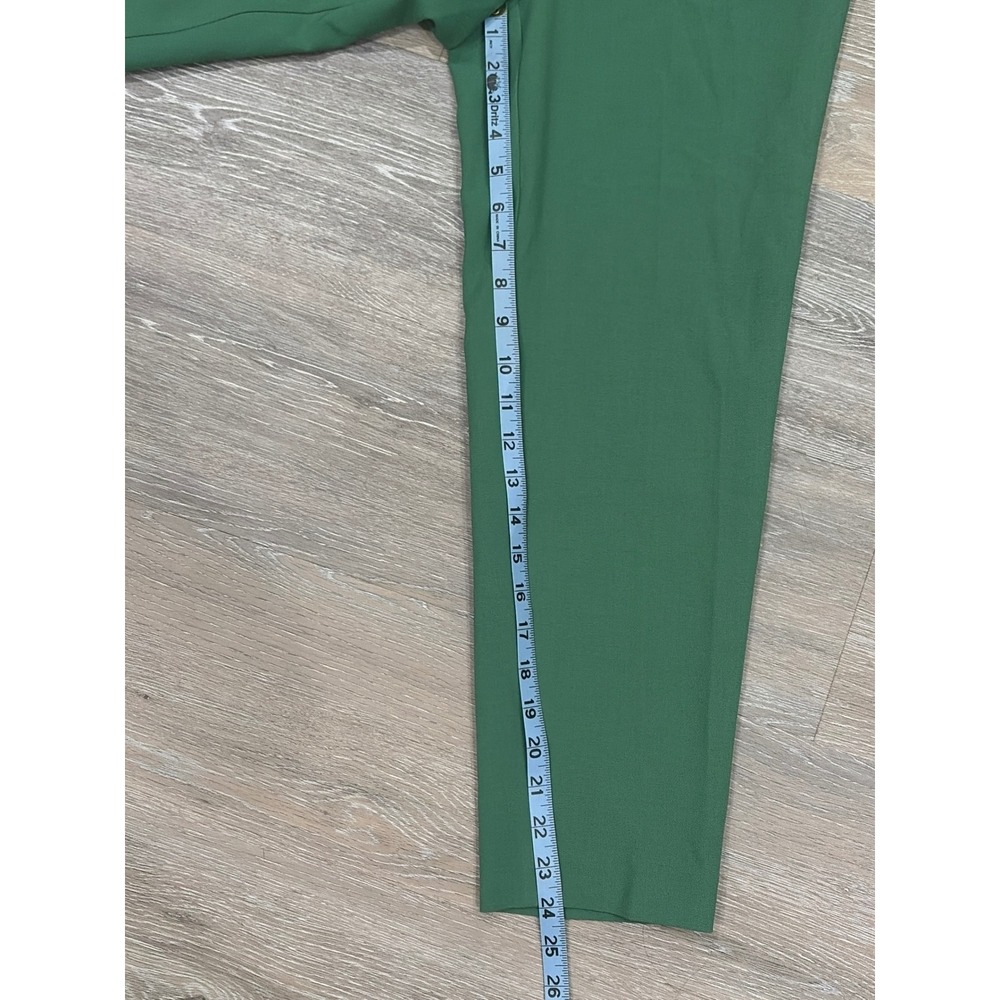 Ann Taylor The Slim High Rise Ankle Pants Green 0P‎ Petite NWT - Picture 6 of 6